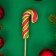 Caramel on the stick "cane mini red/white/green", 15 g