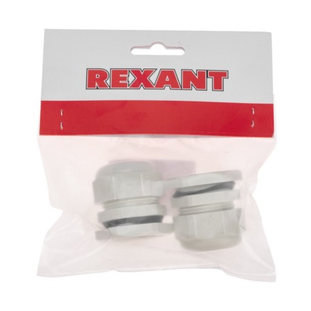 Cable input PG-29 (18-25mm) gray, kit (2 pcs/union) rexant-4