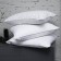 The pillow is low, size 50x70 cm, color mix