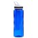 Water bottle, 700 ml, shapes, with a drinker, 25 x 7 cm, blue