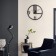 Wall-wall watches "quarter", silent, d-30 cm, aa