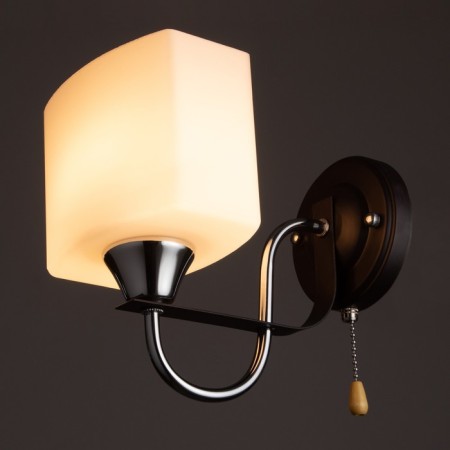 Bra "liana" 1x60W E27 chrome-brown 23x13x20 cm.-2