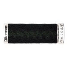 SEW-HALL thread for all materials, 200 m, 748277 (766 black-green)
