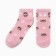 Women's socks "cat", pink color, rr 23-25