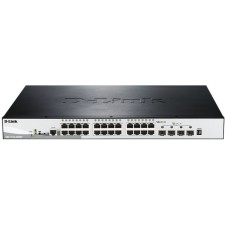 Коммутатор D-Link DGS-1510-28XMP/A1A, настраиваемый, 24х10/100/1000BASE-T
