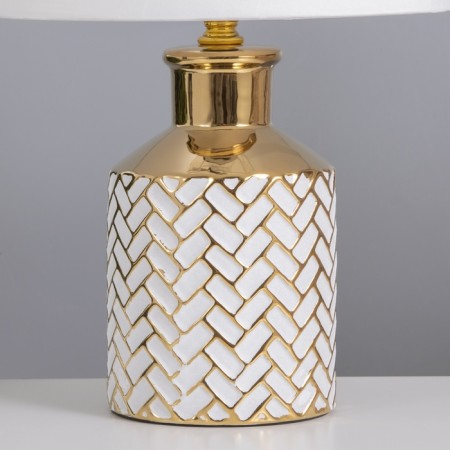 Table lamp "Marta" 1x40W E14 white/gold 22.5x22.5x36cm-3