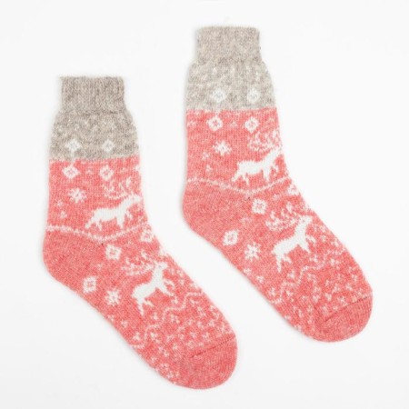 Women's socks, red color, size 23