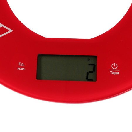 Kitchen Libra BQ-KS1007, electronic, up to 5 kg, red-2