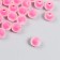 Plastic beads "bright pink" matte set 20 grams d = 0.8 cm