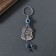 Keychain from the evil eye "Buddha in meditation" 3x7.5 cm