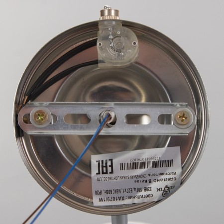 Sconces "LIKI" 1x60W TCCOL: E27 Color: Chrome 20x11x27cm-8