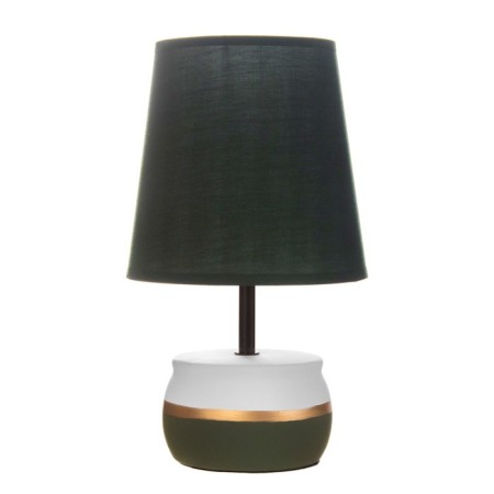 Table lamp "Aisha" 1x40W E14 white/green 18x18x32cm-5