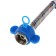 Flexible Aquakratos, Stuzer nut, 50 cm, stainless steel, with the key to installation