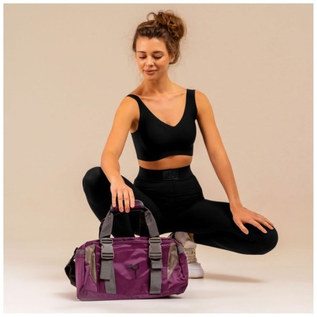 Sangh yoga and gymnastics bag, 37x20x20 cm, purple color-4