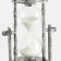 Sanding clock "Red booth", souvenir, with backlight, 15.5 x 6.5 x 12.5 cm