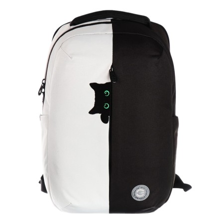 Youth backpack 42 x 28 x 14 cm, Grizzly, laptop department, black/light gray-2