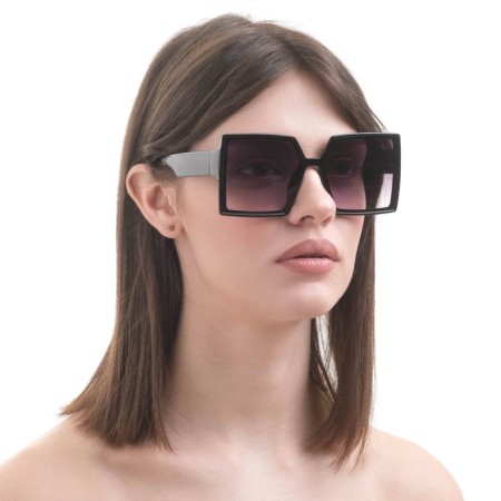 Sunglasses "OneSun", UV 400, lens 6 x 6.5 cm, width 15 cm, pipe 15.3 cm