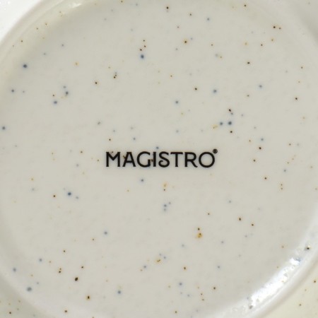 Porcelain plate for the paste Magistro Poursephona, 280 ml, d = 29.4 cm, beige color-4