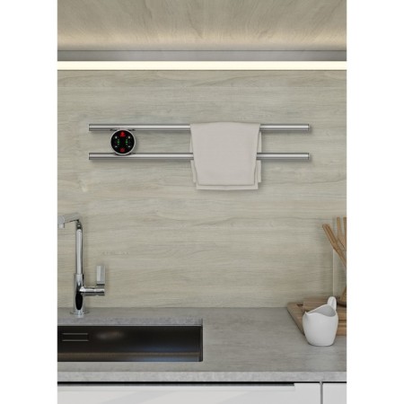 Terminus heated towel rail "Circle regiment" P2, 500x90 mm, chrome-5