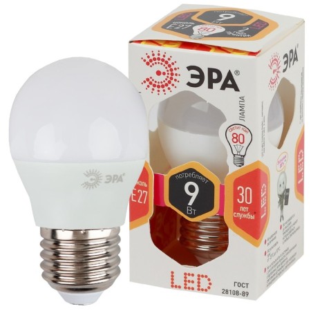 LED LED era Standard "Shar", 9 W, E27, 720 lm, 2700k, glow warm white