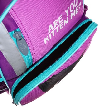 School backpack, 37 x 26 x 13 cm, ergonomic back, calligrata orth "Cat Black"-13