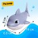 Waterfasting Waterfowl toy "Shark", MIX color