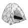 The tent winter machine is insulated, the bottom on the zipper, 1.5 x 1.5 m, kmf