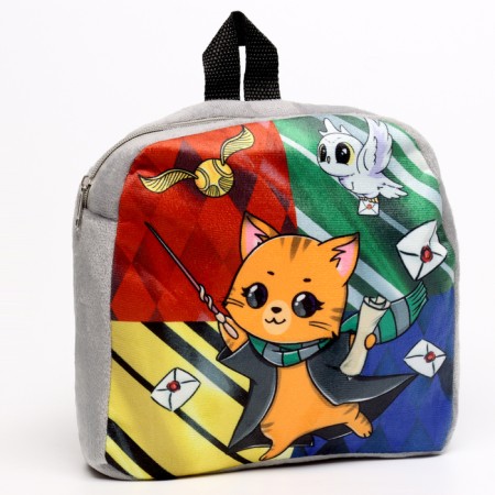 Baby backpack for a girl "Cat Wizard"-3