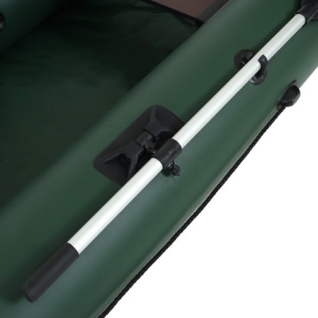 Yugana S 240 ND boat, inflatable bottom, olive color-9