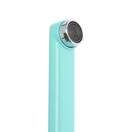 Accoona A7167M bath mixer, with shower set, silumin, turquoise color-3