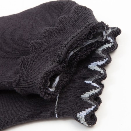Women's socks, dark gray color, size 23-25-3