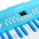 Synthesizer "Tenderness" with a microphone, 37 keys, blue color