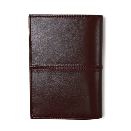 Cover for documents, genuine leather, 100x140x5 cm, burgundy-1