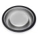 A bowl with a non -slip base, 225 ml, antique silver/bronze