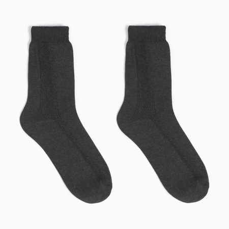 Socks men's color asphalt, size 27
