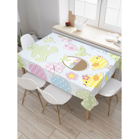 Tables on the table "Easter elements for scrapbooking", rectangular, sata, size 145x180 cm
