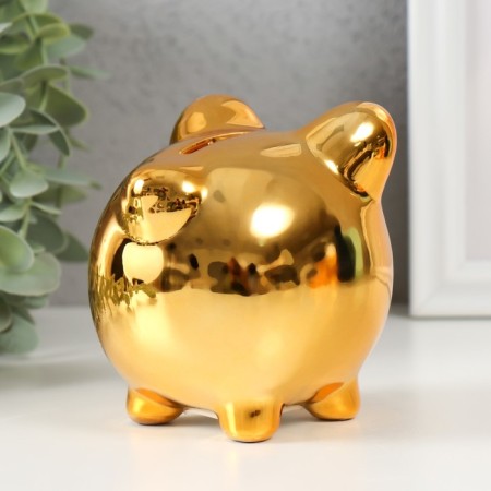 Piggy bank Ceramics "Smiling Pig" MIX 10x7.5x9 cm-1