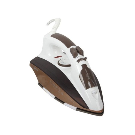 Iron Vitek VT-201 BN, 2200 W, ceramic sole, steam blow, brown-1
