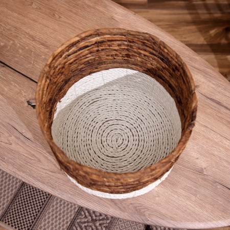 Wicker basket 30x30x25 cm-6