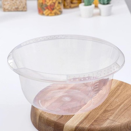 Bowl with measured division, 4 l, transparent-1