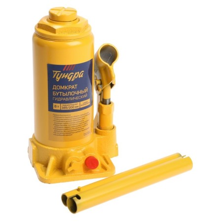 The jack of a bottle hydraulic tundra, the second valve, lifting/picking 385/200 mm, 8 t