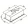 Maunfeld Crosby Light with 50, built -in, 850 m3/h, 3 speeds, 50 cm, silver