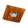 Built -in lamp Novotech, 50 W, GX5.3, 12 V, 65x65 mm, d = 65 mm, beige