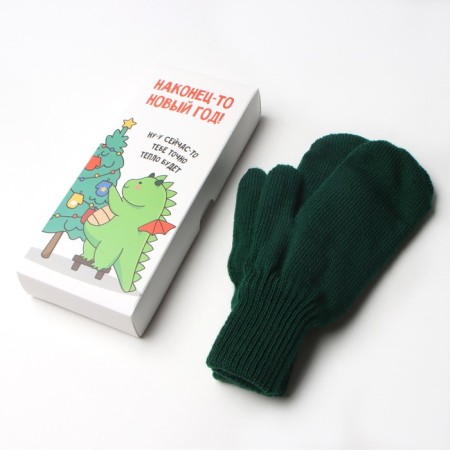 Women's mittens in the gift box "Dragosha" p.19