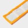 Nozzle for a flat mop of the share, 42 × 12 cm, microfiber, color orange color
