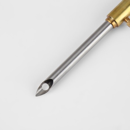 Needles for embroidery, for carpet equipment, 3 pcs, with a holder, d = 2.5/3.5/5 mm, silver color-1