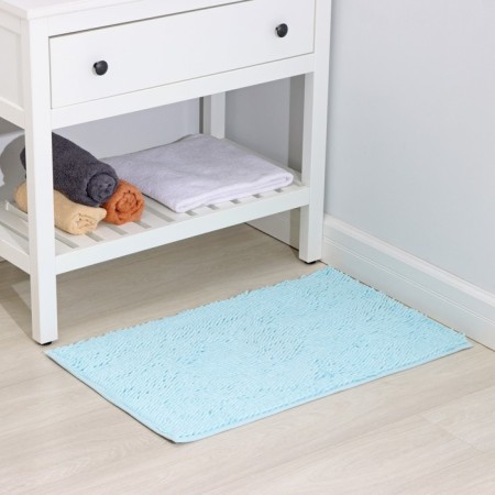 Bathroom mat “Long Books”, 50 × 80 cm, Buhli length 2 cm, Blue color-7