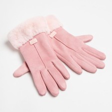 Women's gloves minaku are plain with a frill, rr 25 cm, cent