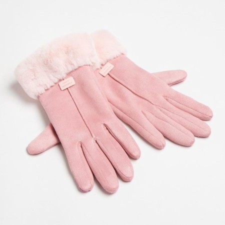 Women's gloves minaku are plain with a frill, rr 25 cm, cent