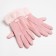 Women's gloves minaku are plain with a frill, rr 25 cm, cent